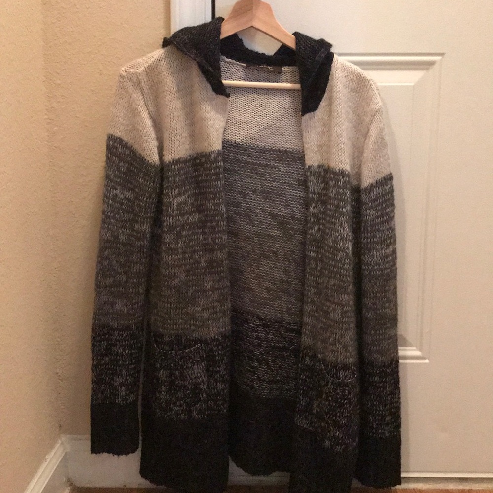 Sweater with hoodie